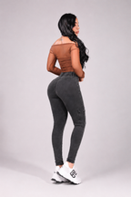 JEANS SKINNY CARGO PUSH UP REF. CV-254052