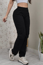 PANTALON JOGGER CARGO NEGRO REF. BK-254003