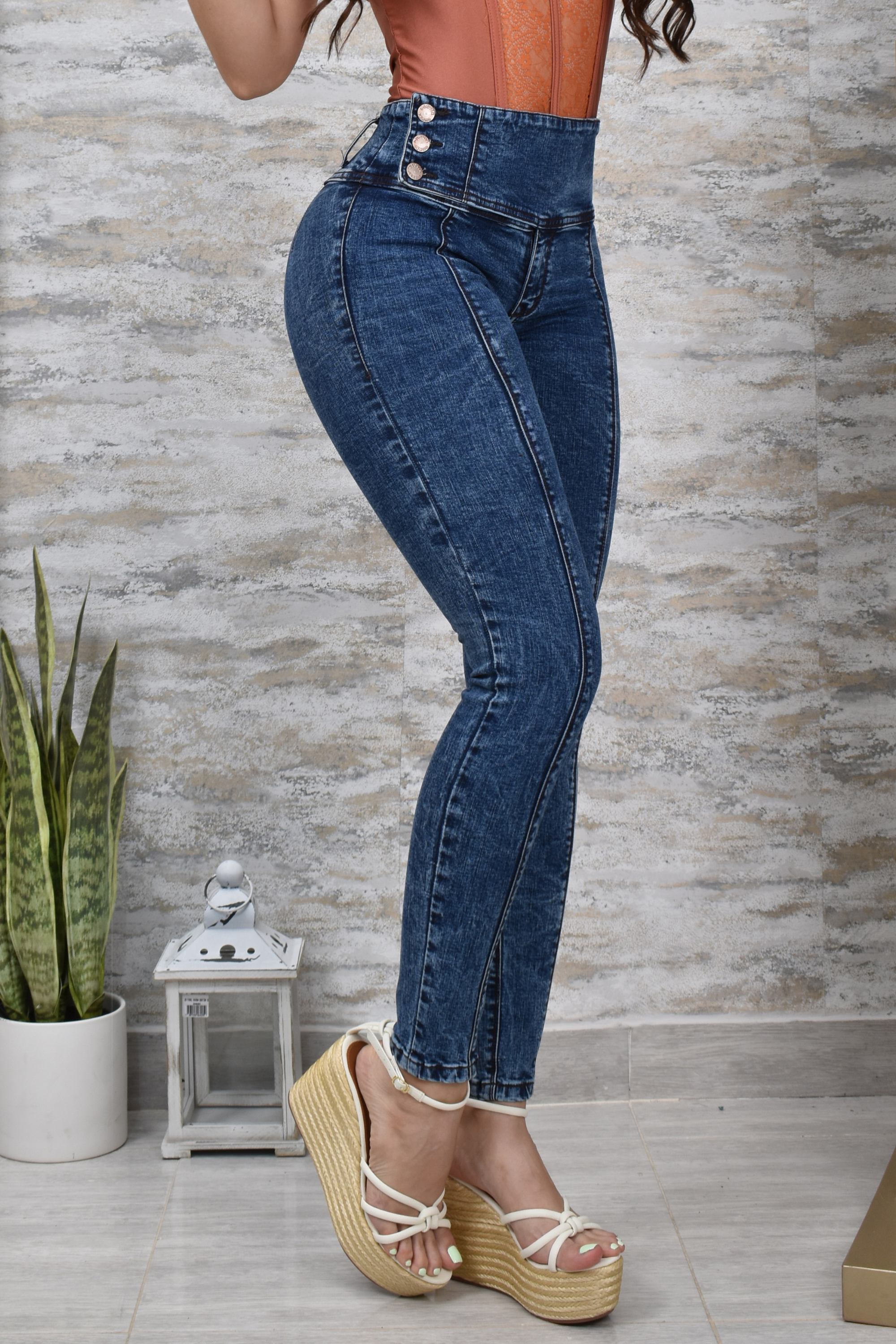 JEANS SKINNY PUSH UP REF. CV-400031