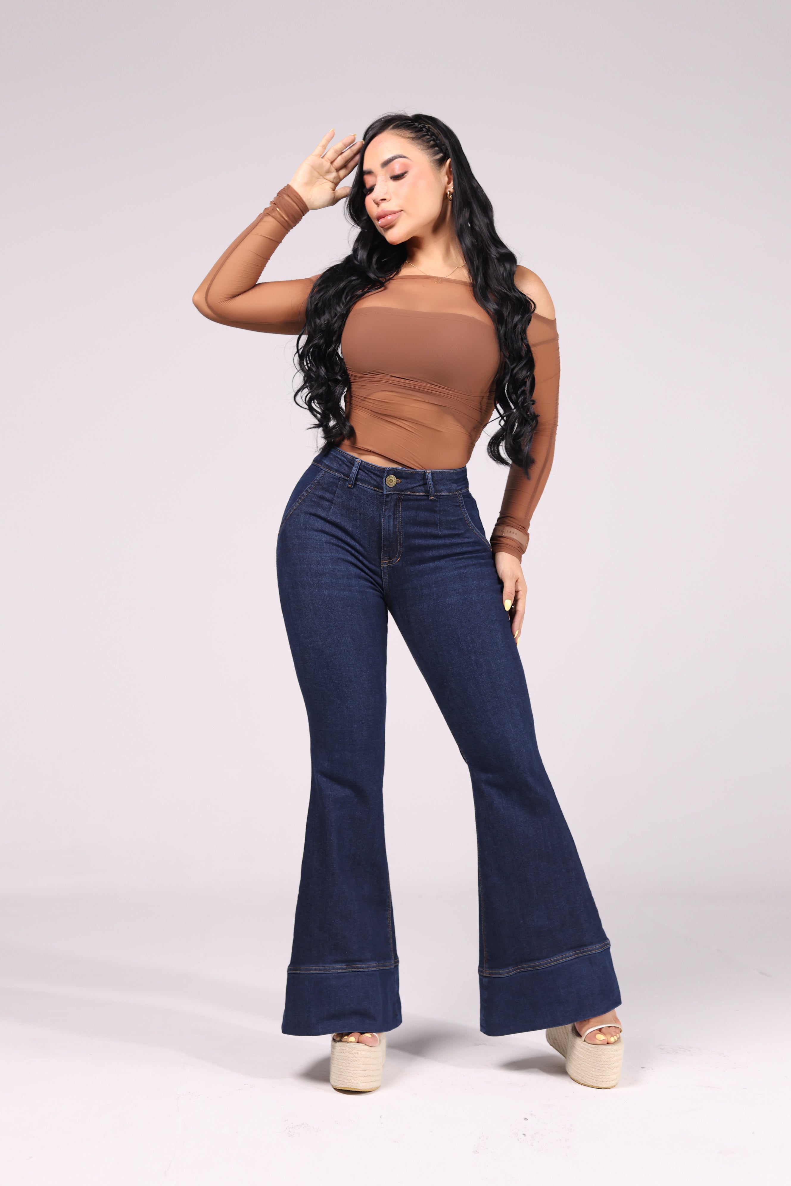 JEANS BOTA ANCHA HORMA PERFECTA REF. CV264010