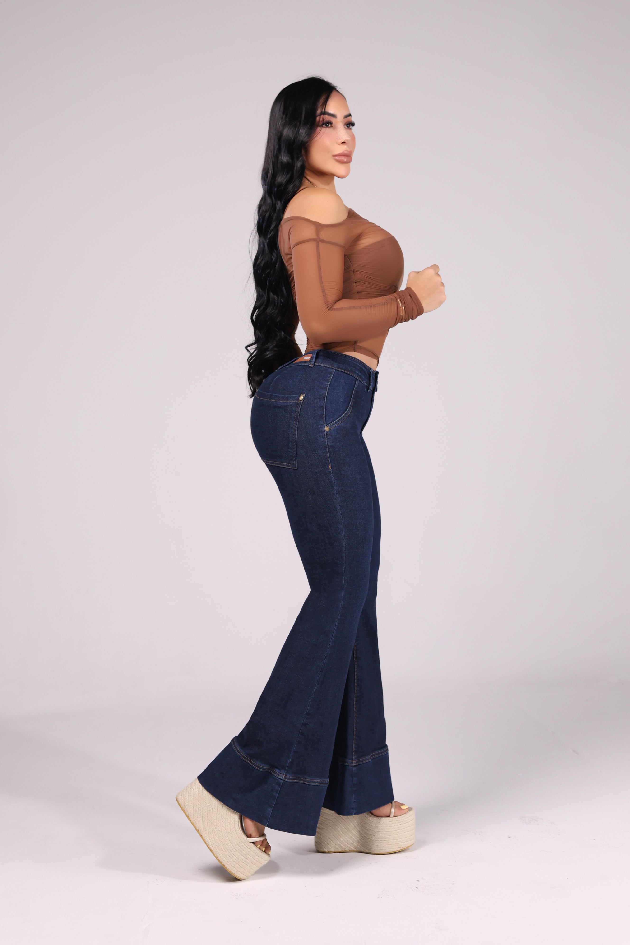 JEANS BOTA ANCHA HORMA PERFECTA REF. CV264010