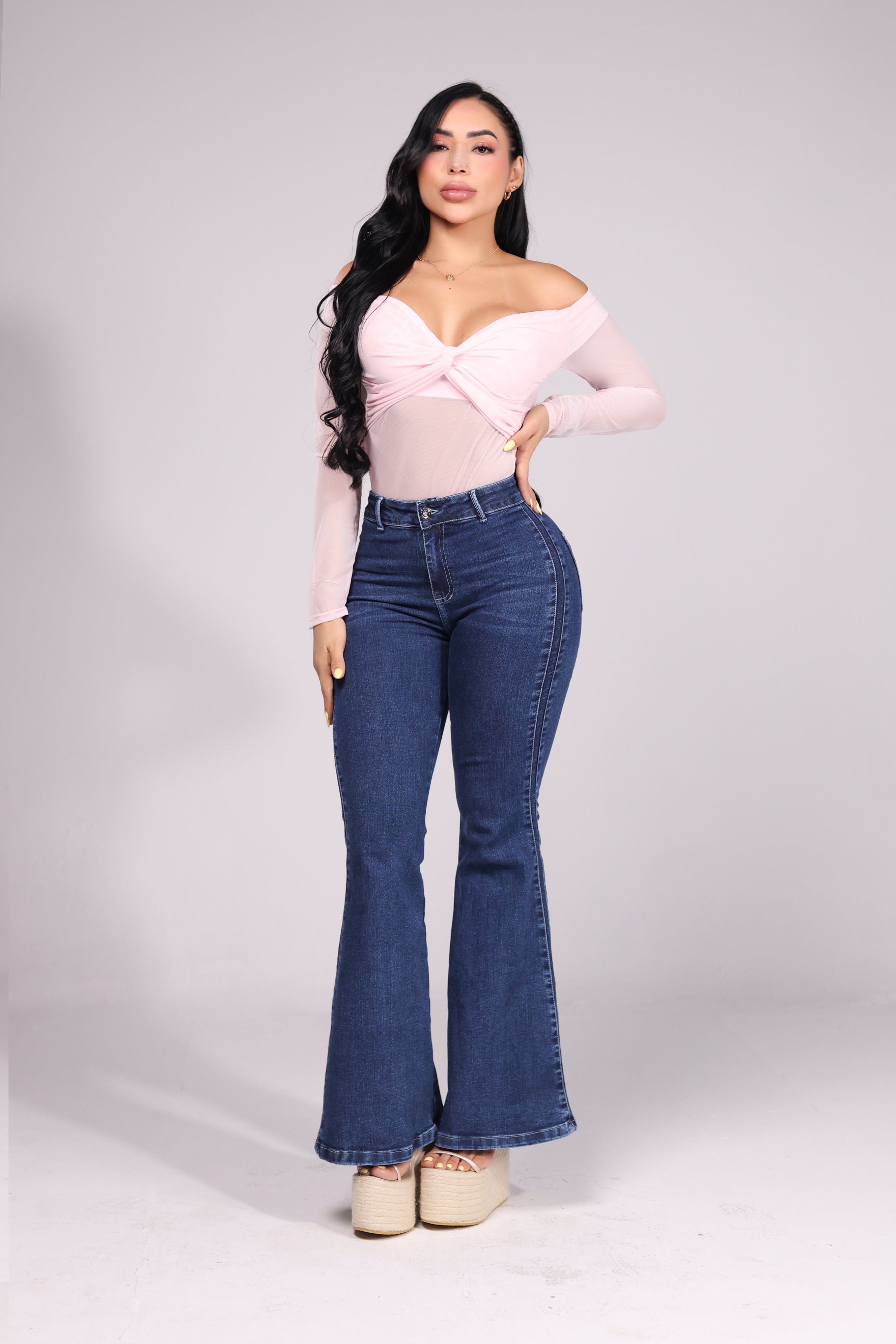 JEANS BOTA ANCHA HORMA PERFECTA REF. CV264011