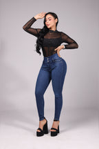 JEANS SKINNY PUSH UP REF. CV264001