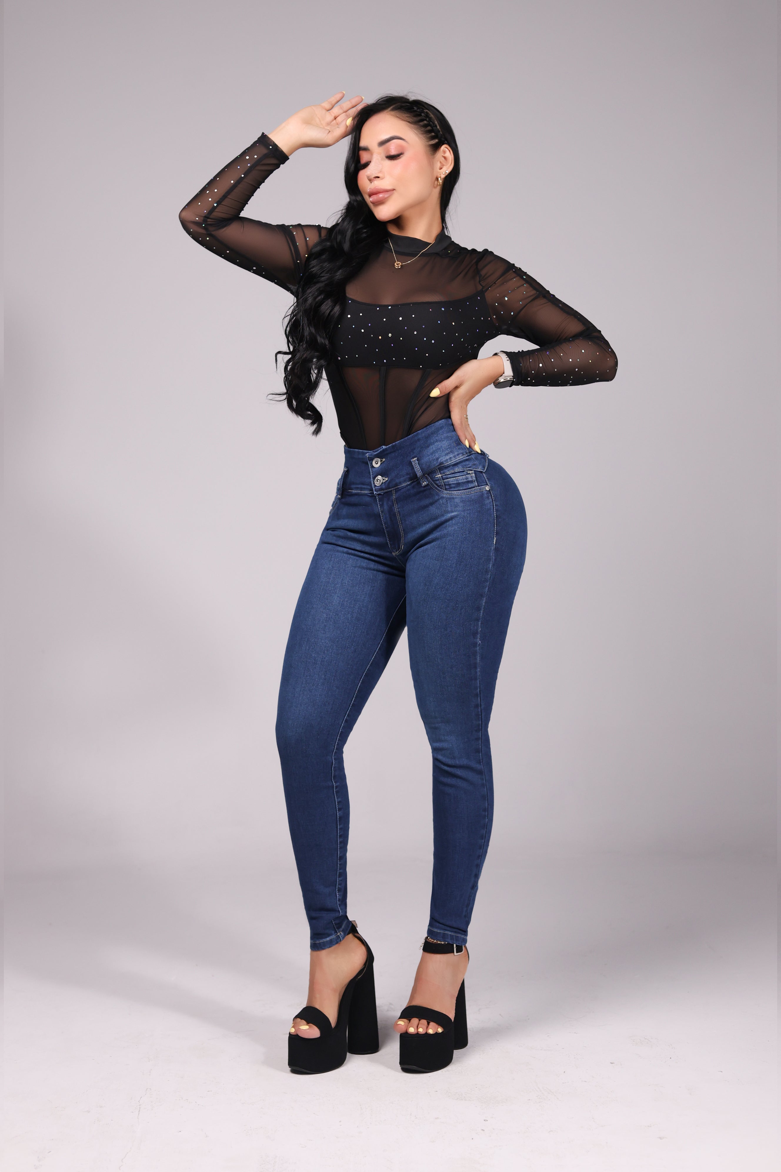 JEANS SKINNY PUSH UP REF. CV264001
