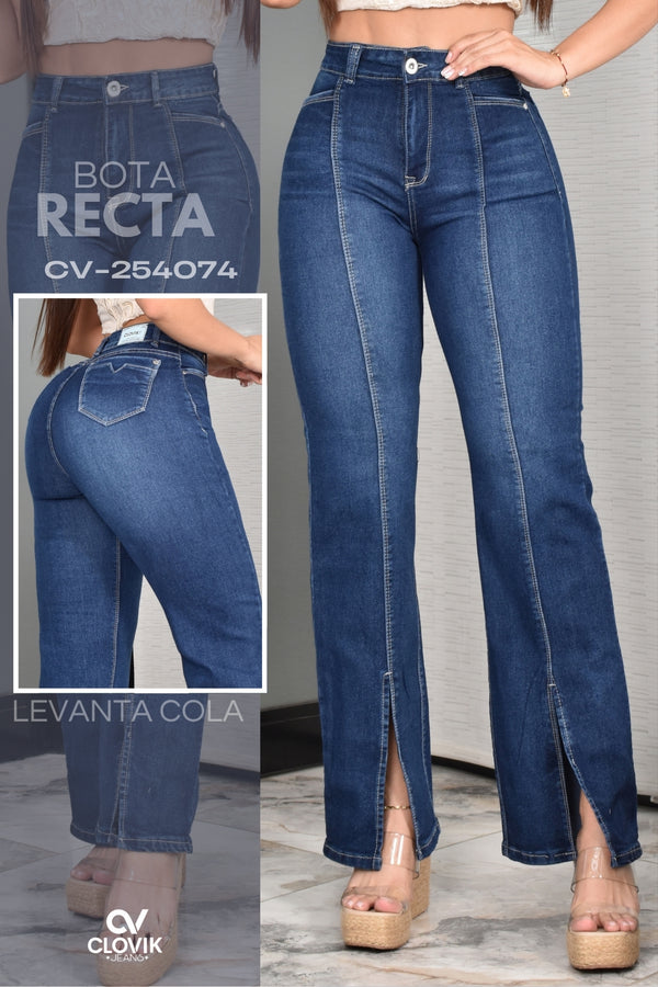 JEANS BOTA RECTA HORMA PERFECTA REF. CV-254074