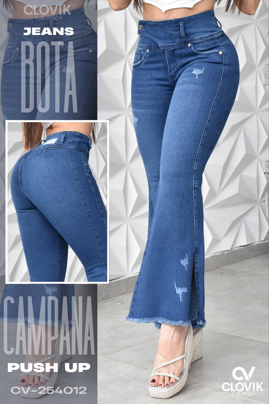 JEANS BOTA ANCHA HORMA PERFECTA REF. CV-254012