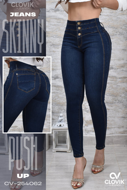 JEANS SKINNY PUSH UP REF. CV-254062