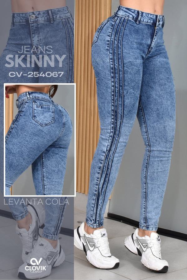 JEANS SKINNY PUSH UP REF. CV-254067