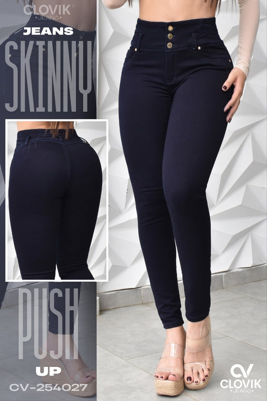 JEANS SKINNY (CLASIC) LEVANTA COLA REF. CV-254027