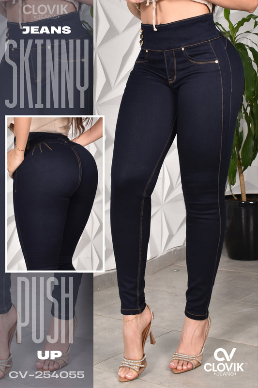 JEANS SKINNY PUSH UP REF. CV-254055