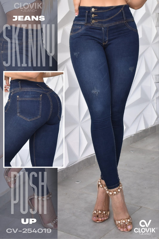 JEANS SKINNY PUSH UP REF. CV-254019