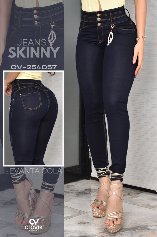 JEANS SKINNY PUSH UP REF. CV-254057