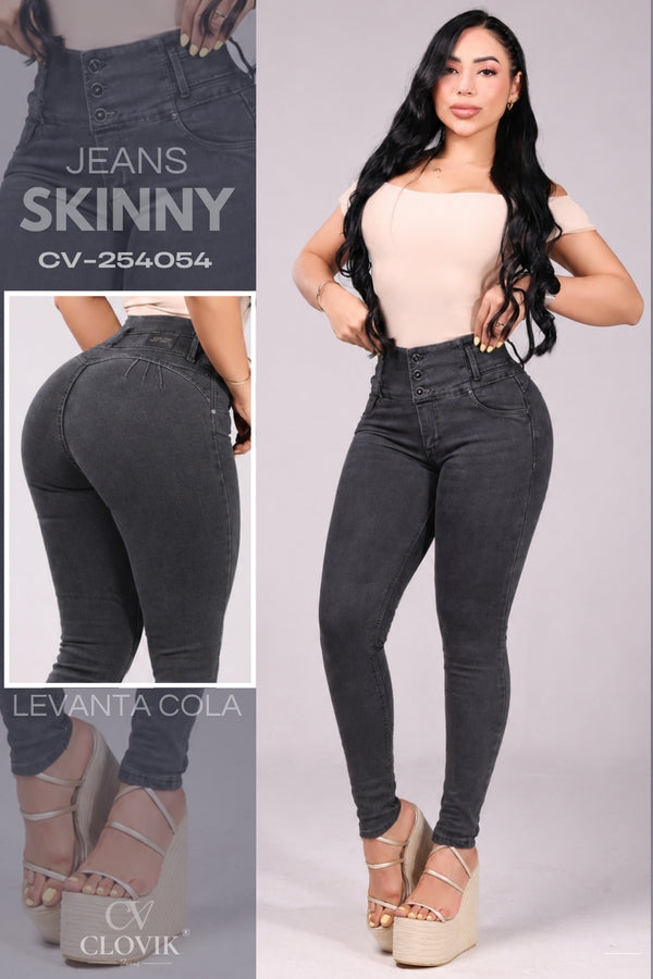 JEANS SKINNY PUSH UP REF. CV-254054