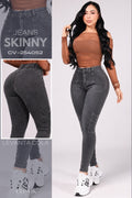 JEANS SKINNY CARGO PUSH UP REF. CV-254052