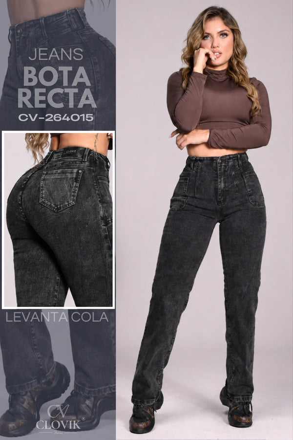 JEANS BOTA RECTA HORMA PERFECTA REF. CV264015