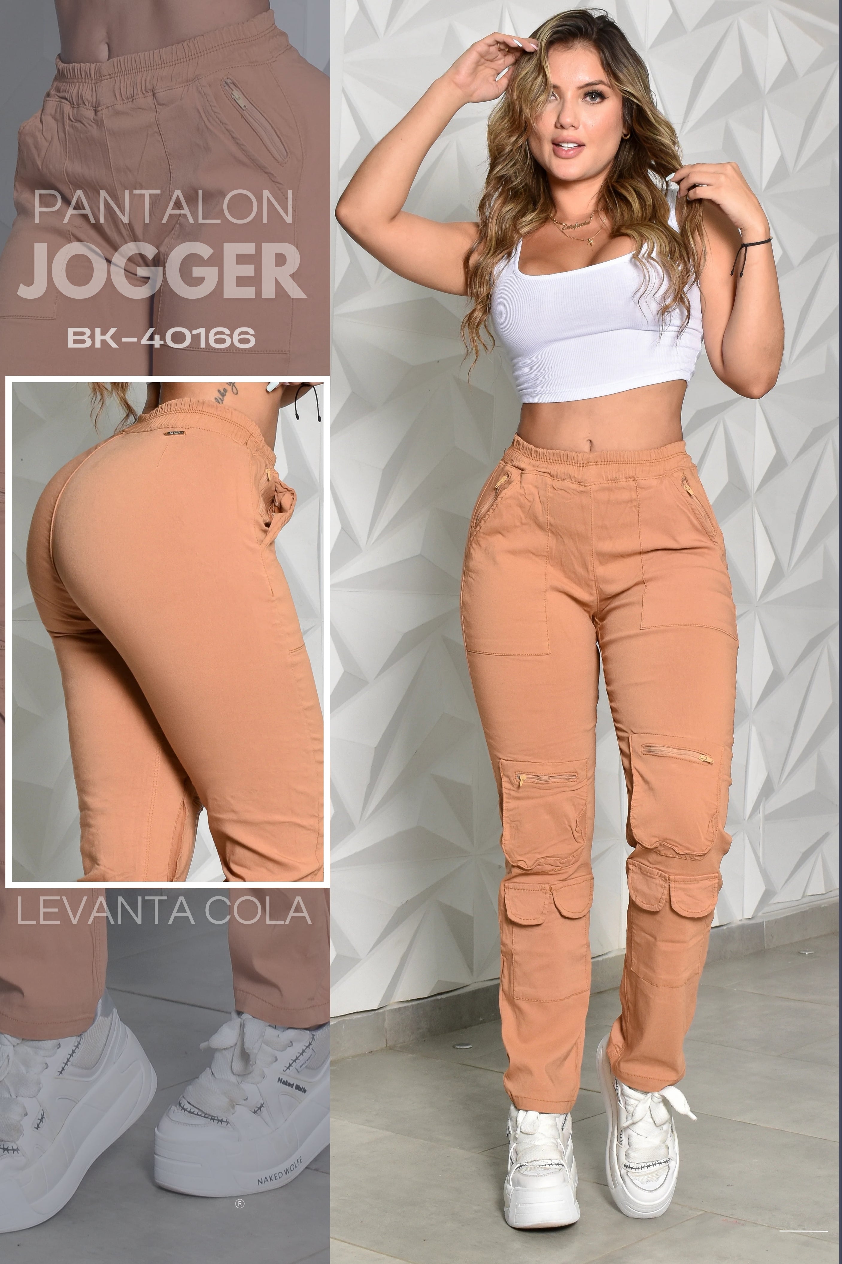 PANTALON JOGGER CARGO REF. BK-40166