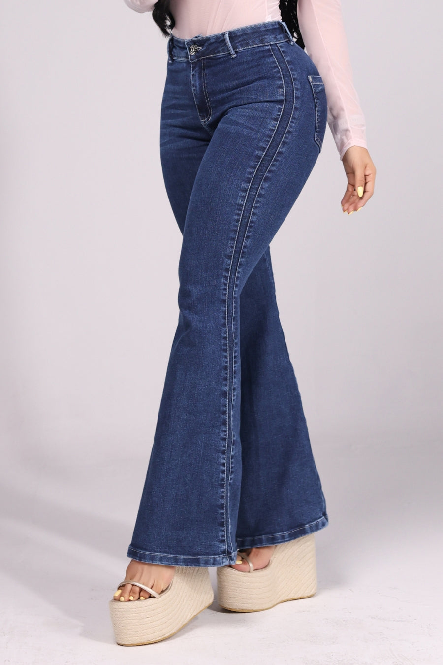 JEANS BOTA ANCHA HORMA PERFECTA REF. CV264011