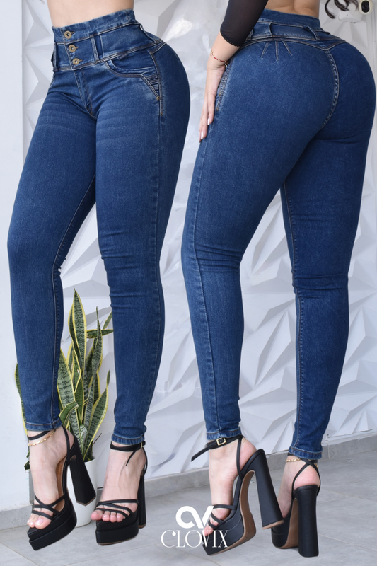 JEANS SKINNY PUSH UP REF. CV-40932