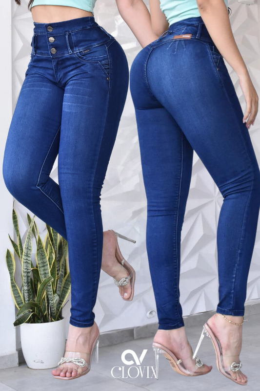 JEANS SKINNY PUSH UP REF. CV-40929