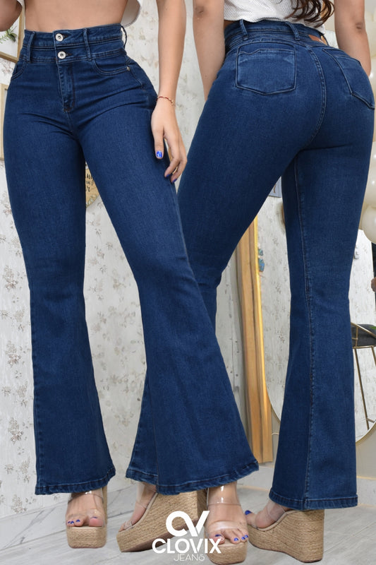 JEANS BOTA CAMPANA PUSH UP REF. CV-400022