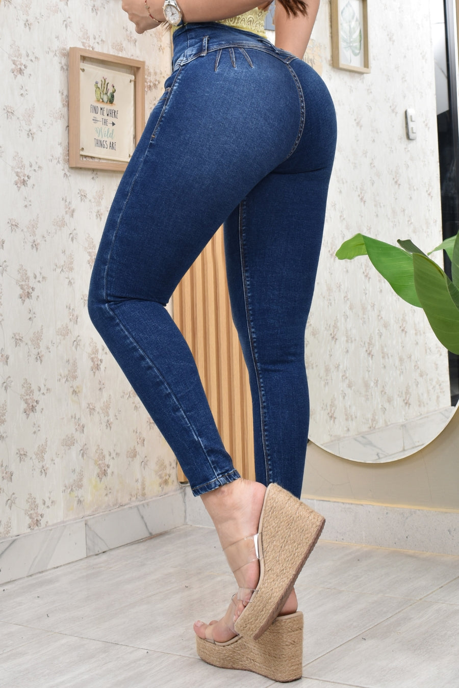 JEANS SKINNY PUSH UP REF. CV-400006