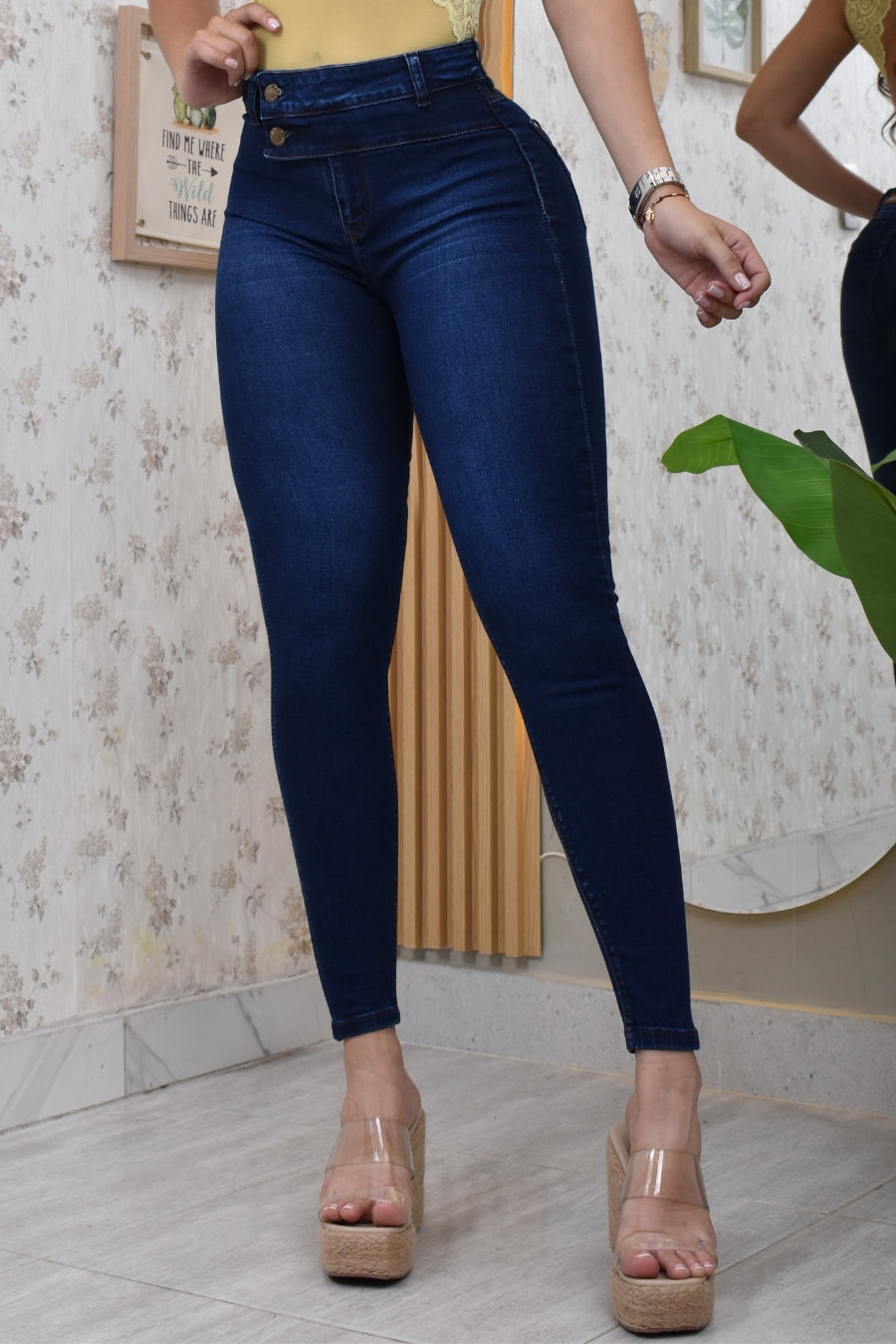 JEANS SKINNY PUSH UP REF. CV-400005