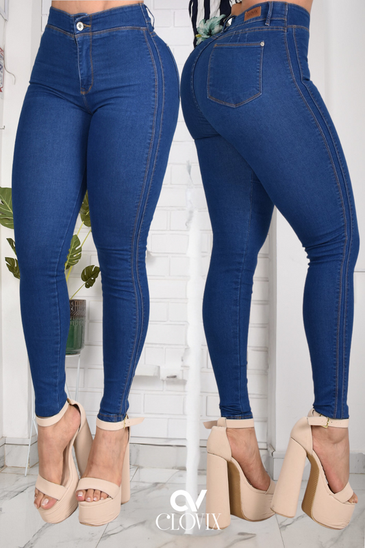 JEANS SKINNY PUSH UP REF. CV-40855