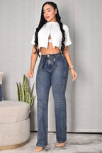 JEANS BOTA RECTA HORMA PERFECTA REF. CV264025