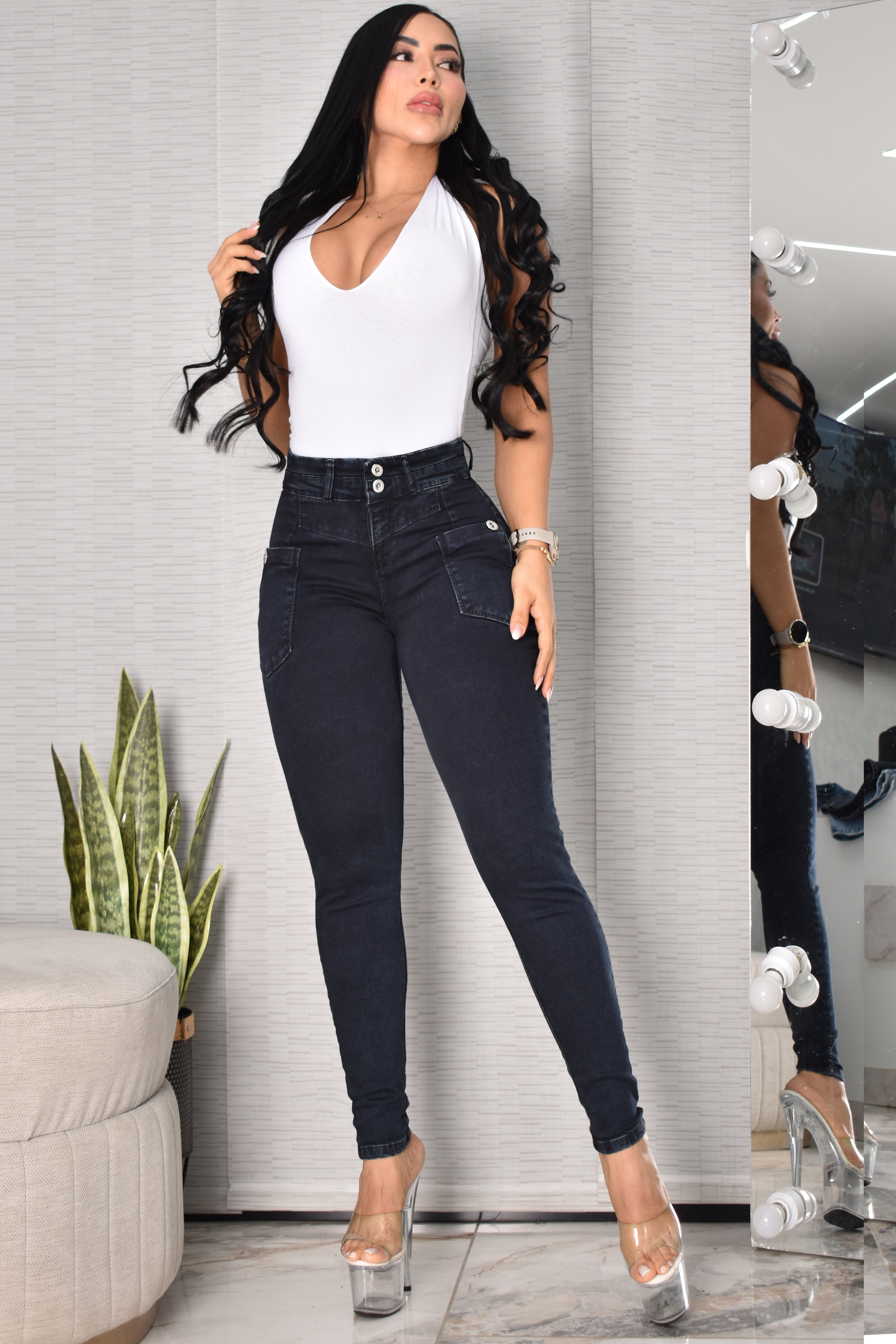JEANS SKINNY PUSH UP REF. CV264017