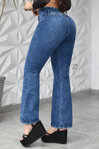 JEANS BOTA ANCHA HORMA PERFECTA REF. CV-254013