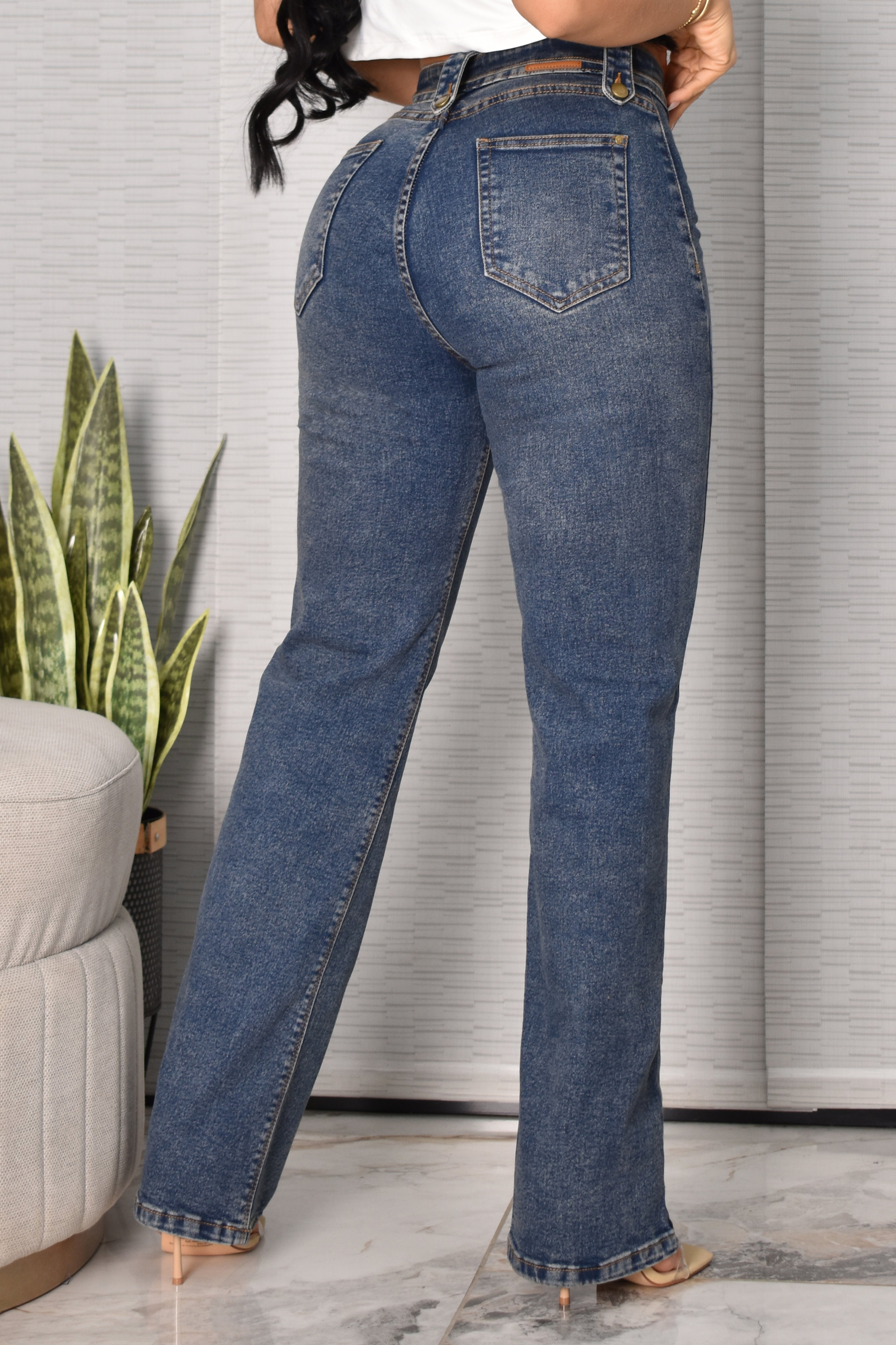 JEANS BOTA RECTA HORMA PERFECTA REF. CV264025