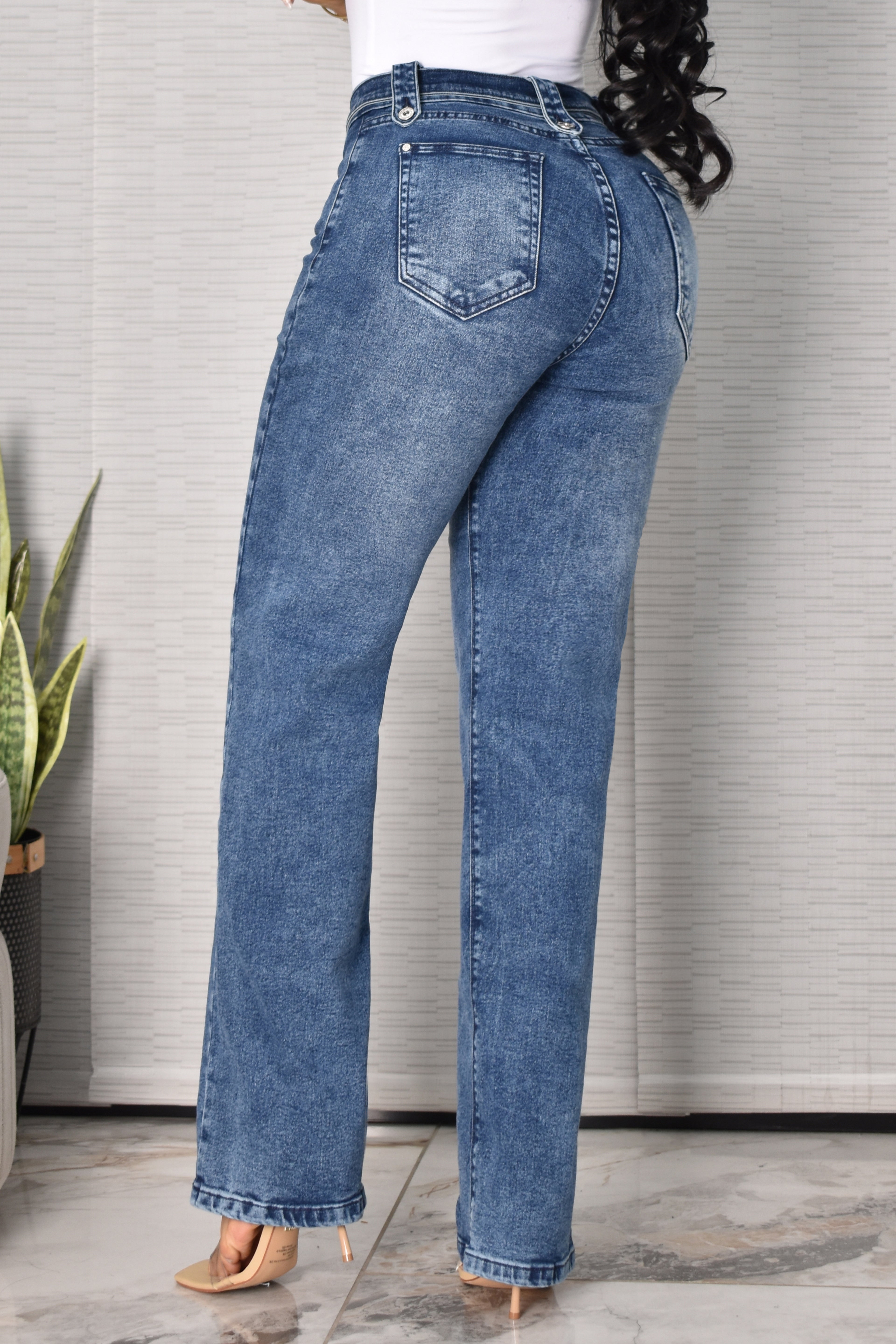 JEANS BOTA RECTA HORMA PERFECTA REF. CV264026