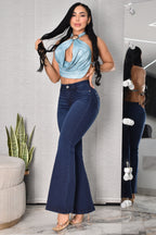 JEANS BOTA ANCHA HORMA PERFECTA REF. CV264020