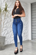 JEANS SKINNY LEVANTA COLA REF. CV-254016