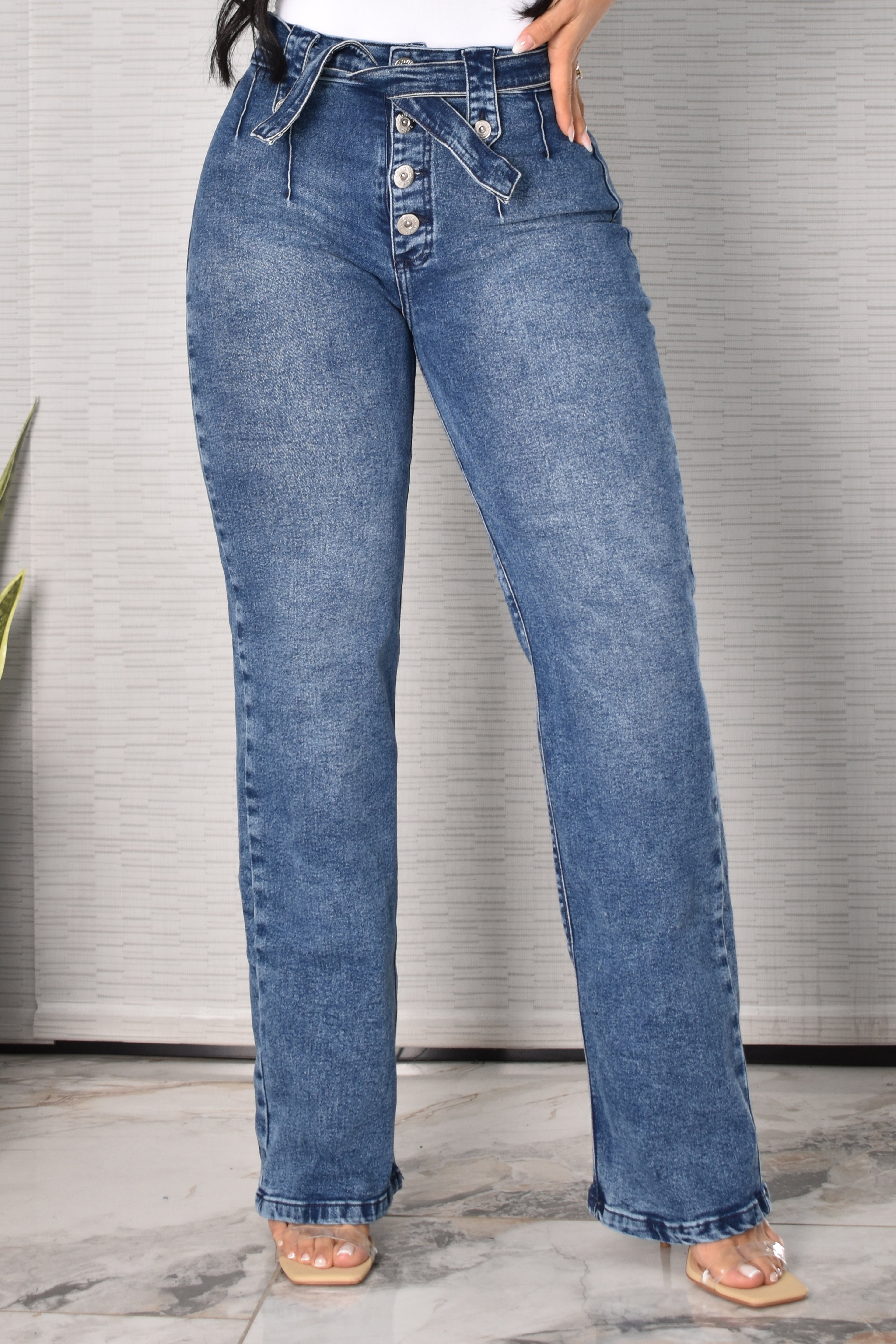 JEANS BOTA RECTA HORMA PERFECTA REF. CV264026