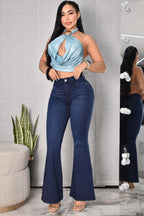 JEANS BOTA ANCHA HORMA PERFECTA REF. CV264020