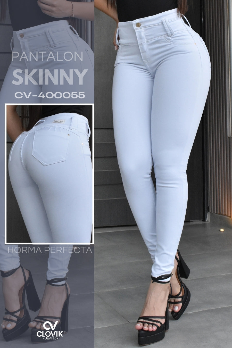 PANTALON SKINNY PUSH UP REF. CV-400055