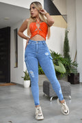 JEANS SKINNY PUSH UP REF. CV-40838 SALE